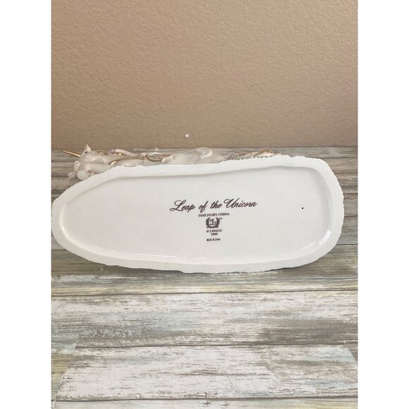 Lenox Leap of the Unicorn Figurine 2005 Fine Ivory China Fantasy Statue - Picture 10 of 16